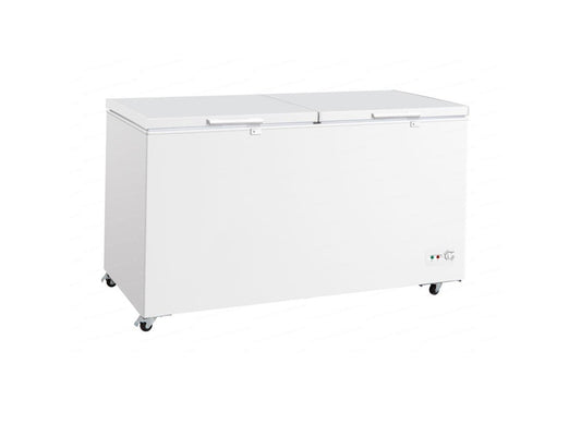 Midea 698L 2 Doors Chest Freezer  - White