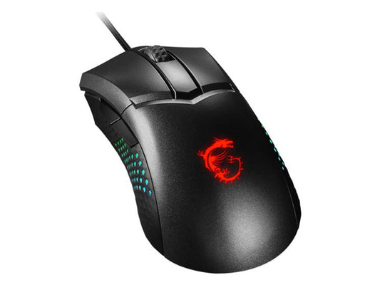 MSI Clutch GM51 Lightweight RGB Wired Mouse - Black