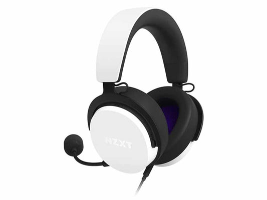 NZXT Relay Hi-Res Wired Gaming Headset - White