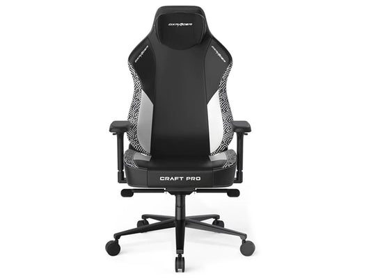 DXRacer Gaming Chair Craft Pro Stripes1 - Black/White