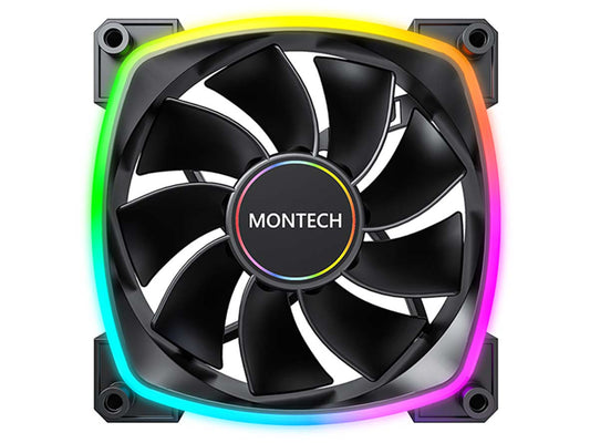 Montech AX140 PWM- PC Fan - Black