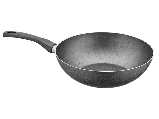 Papilla Fred Series Alumunium 28CM Wok Pan - Black