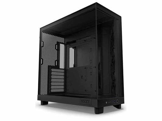 NZXT H6 Flow Compact Dual-Chamber ATX Mid Tower Case - Black