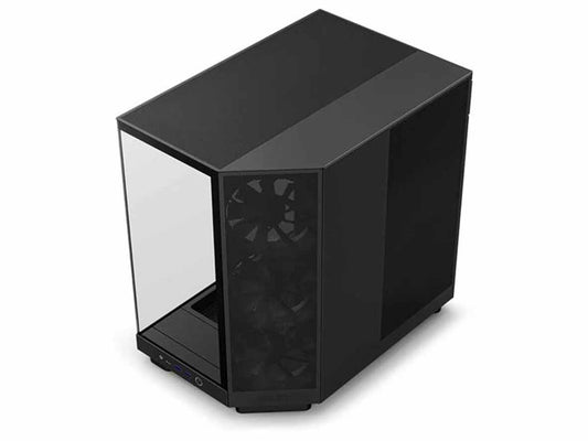 NZXT H6 Flow Compact Dual-Chamber ATX Mid Tower Case - Black