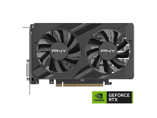 PNY GeForce RTX 3050 6GB Verto Dual Fan Graphic Card - Black