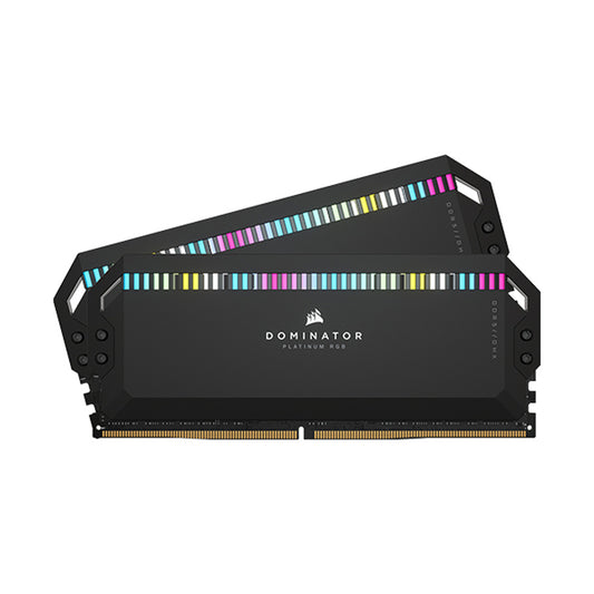 Corsair Dominator Platinum RGB 64GB ( 2 x 32GB ) DDR5 5200MHz Desktop Gaming Memory RAM Kit - Black