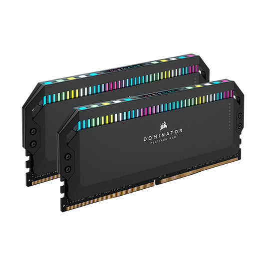 Corsair Dominator Platinum RGB 64GB ( 2 x 32GB ) DDR5 5200MHz Desktop Gaming Memory RAM Kit - Black