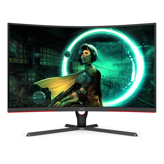 AOC 32 Inch FHD 165Hz Curved Gaming Monitor - C32G3E/89 - Black