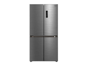 Midea Side By Side 4 Door Invertor Refrigerator 632 Litres - 14.9 CFT - Brushed Steel - Zayoom