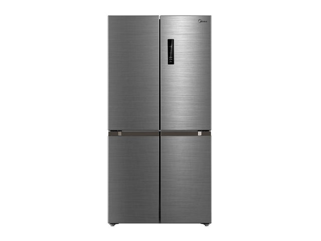 Midea Side By Side 4 Door Invertor Refrigerator 632 Litres - 14.9 CFT - Brushed Steel - Zayoom