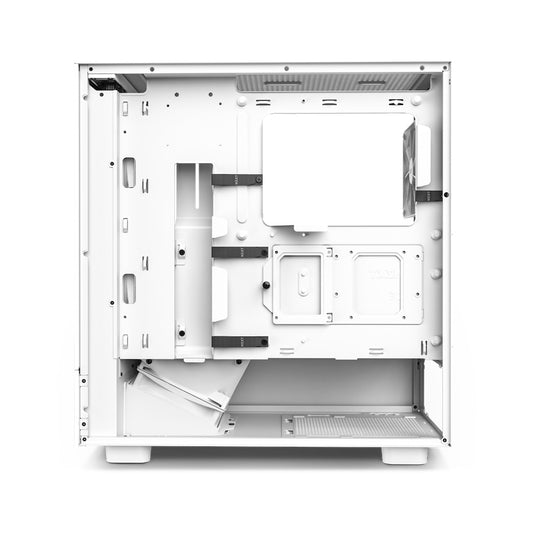 NZXT H Series H5 Flow Edition ATX Mid Tower PC Case - White