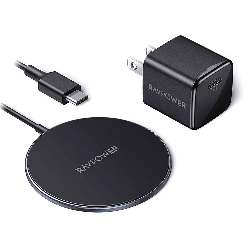 RAVPower RP-WC012 - Magnetic Wireless Charger For iPhone 12/12 Pro Max/mini/AirPods Pro - Zayoom