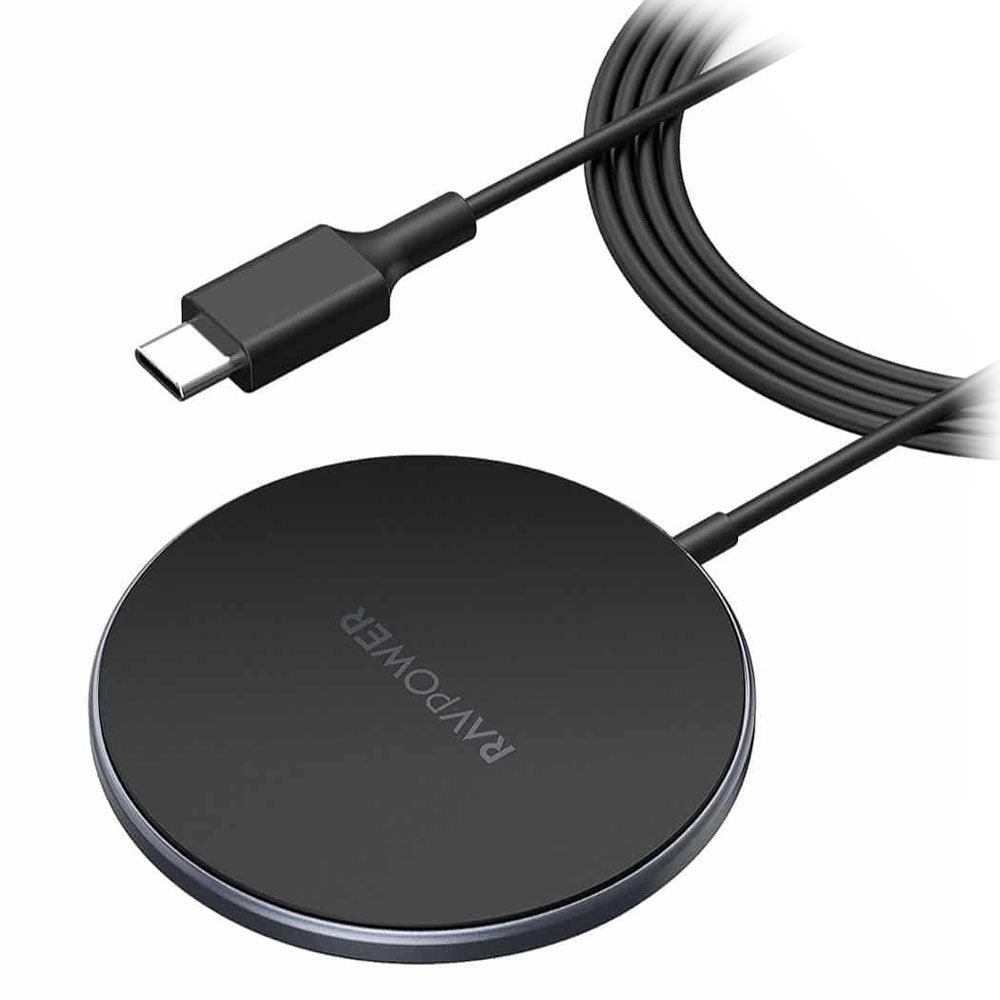 RAVPower RP-WC012 - Magnetic Wireless Charger For iPhone 12/12 Pro Max/mini/AirPods Pro - Zayoom