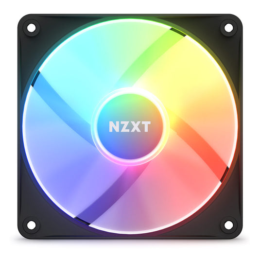 NZXT F120 RGB Core - 120mm Hub-Mounted RGB Fan - Single Pack - Black