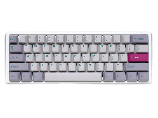 Ducky One 3 Mini - Blue Switch Hot-Swap Mechanical Keyboard - Mist Grey