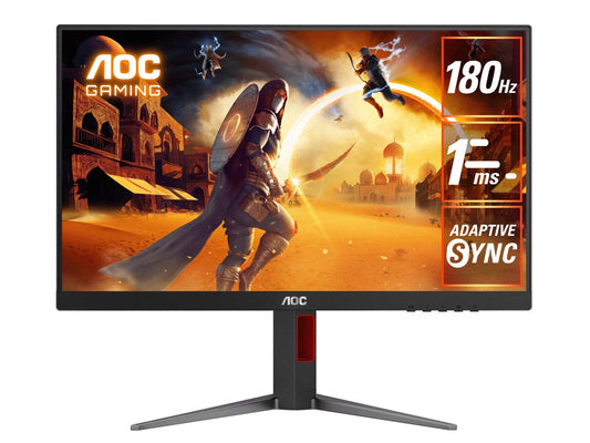 AOC Gaming Monitor - 23.8 Inch - FHD - 180Hz - 1ms - Fast IPS - 24G4 - Black