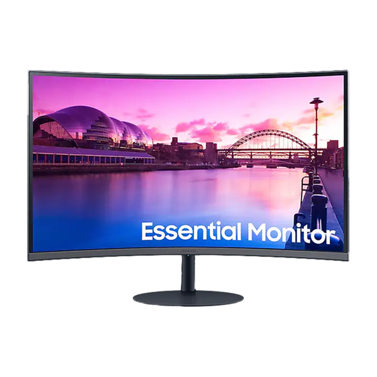 Samsung Full HD VA Essential Curved Monitor With 1000R Curvature 75 Hz - 27Inch - Black