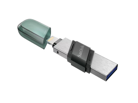 SanDisk iXpand Flip USB 3.1 Flash Drive with Lightning - 64GB