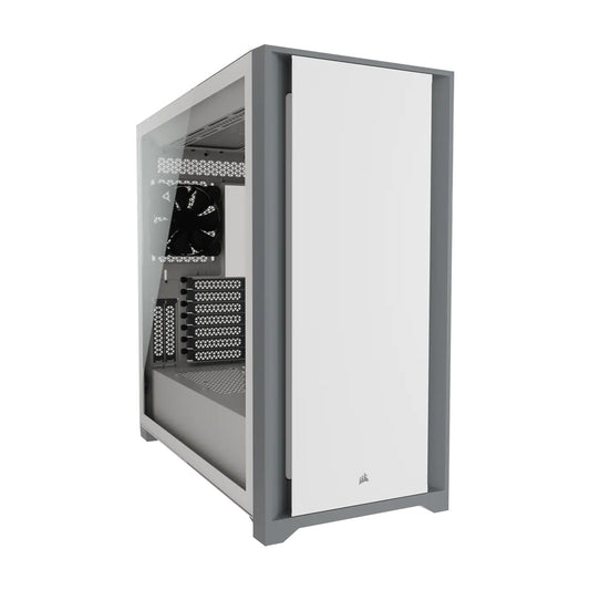 Corsair 5000D Tempered Glass Mid-Tower ATX PC Case - White