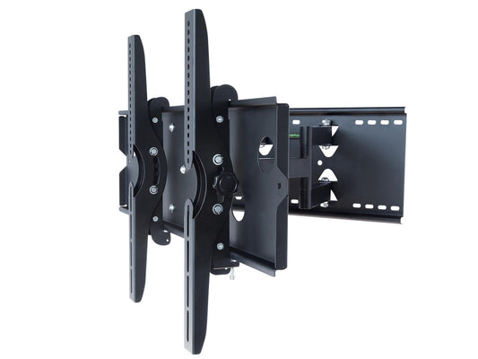 Orca Moveable Double Arm Wall Bracket Fits 50 to 75 Inch TVs - Loading Capacity 80 KG