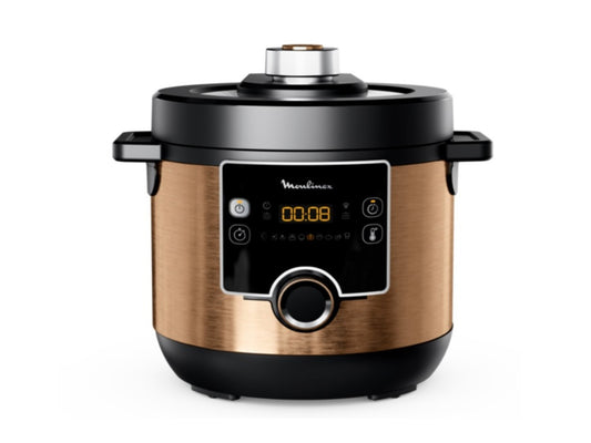 Moulinex Turbo Cuisine Maxi Fast Multicooker Coppertinto XL 7.6 Liter and 10 Cooking Modes - 1000/1200W