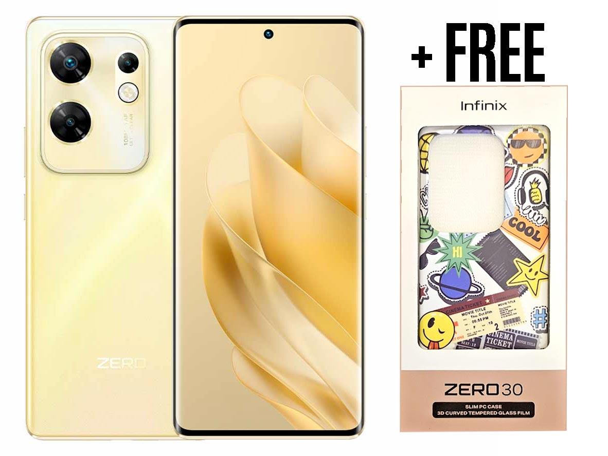 Infinix Zero 30 - 4G - 8GB RAM - 256GB ROM - Mobile Phone - Sunset Gold - Zayoom