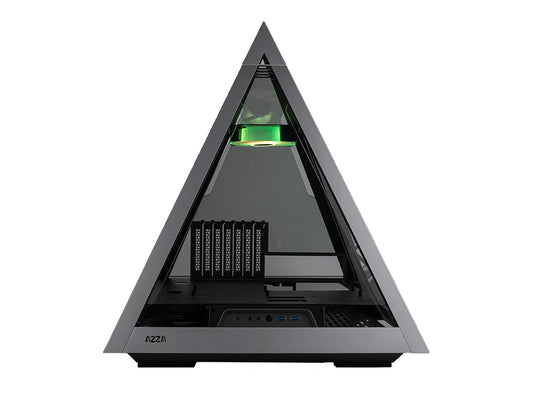 AZZA Pyramid Innovative With RGB Fan - PC Case - Black