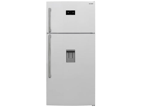 Sharp 765L Top Mount Refrigerator with Water Dispenser - White - Zayoom