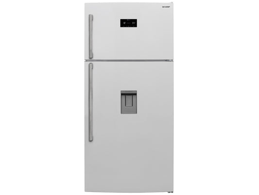 Sharp 765L Top Mount Refrigerator with Water Dispenser - White