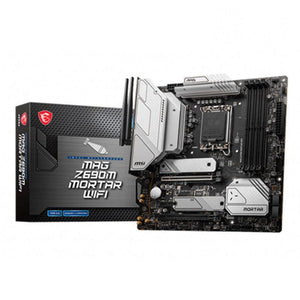 MSI MAG Z690M Mortar WiFi DDR5 Micro ATX Motherboard - Zayoom