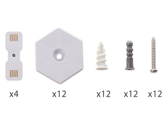 Nanoleaf Light Panels Screw Mount Kit - 12Pcs