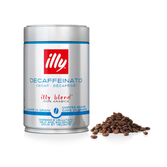 illy Whole Bean Decaffeinated Classico Coffee - 250g