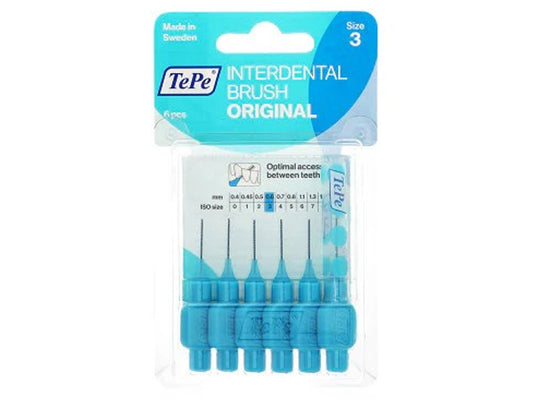 Tepe Interdental Brush 0.6 Mm - Blue