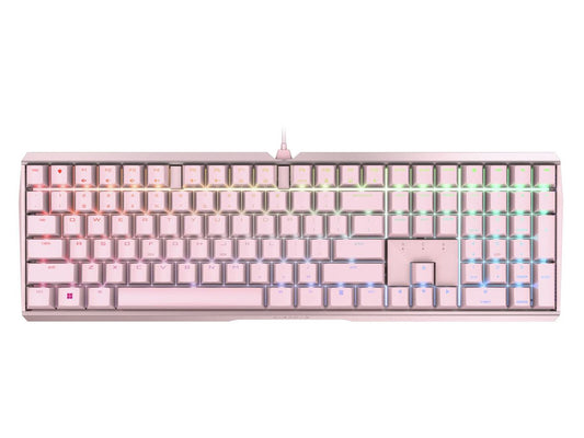 CHERRY MX 3.0S Blue Switch RGB Mechanical Gaming Keyboard - Pink