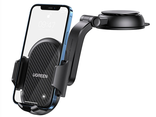 UGREEN 20473 Waterfall-Shaped Suction Cup Phone Mount - Black