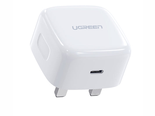 UGREEN 60451 PD 20W Fast Charger UK - White