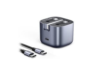شاحن UGREEN Nexode 30W USB-C PD GaN سريع المملكة المتحدة - رمادي فضائي