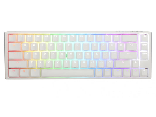 Ducky One 3 SF - Blue Switch Hot-Swap RGB Mechanical Keyboard - Aura White