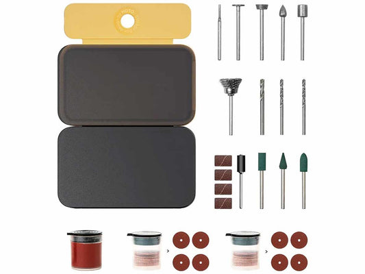 HOTO Rotary Tool Accessories Kit - Black - Zayoom