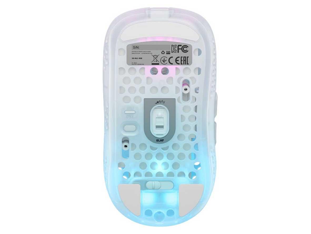 Cherry Xtrfy MZ1 RGB Wireless Gaming Mouse - White - Zayoom