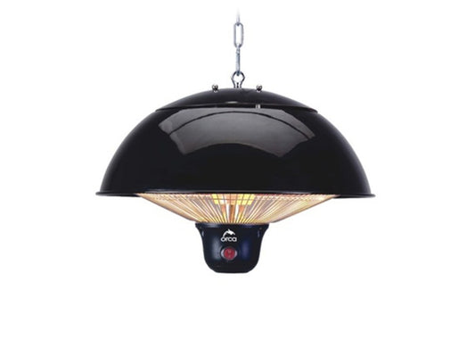 Orca Halogen Heater Ceiling Type 3 Power Settings - 1500W - Black