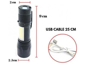 Mini Rechargeable LED Flashlight - Zayoom