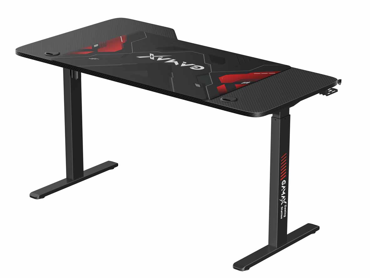 Gamax HA-04 Hydraulic L-Shaped Gaming Desk - Right Side - Zayoom