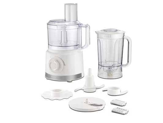 BLACK+DECKER Multifunction Food Processor 2L - 750W - 25 Functions