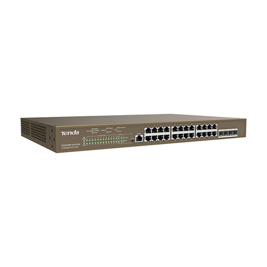 Tenda 24 Port L3 Managed PoE Desktop Switch