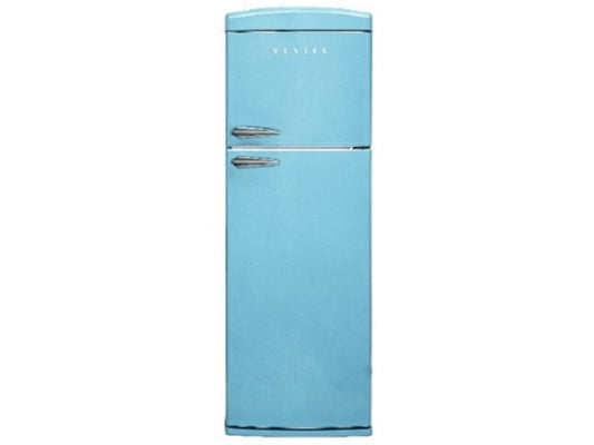 Vestel 460L Retro Top Mount Refrigerator 16.2CFT - Baby Blue