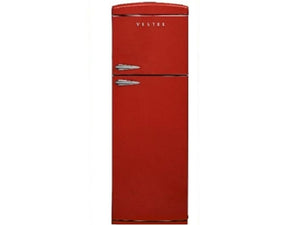 Vestel 460L Retro Top Mount Refrigerator 16.2CFT - Red - Zayoom