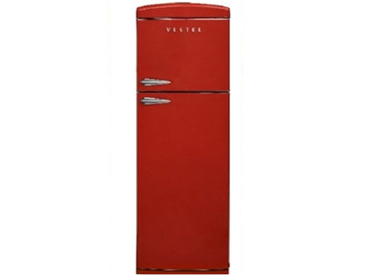 Vestel 460L Retro Top Mount Refrigerator 16.2CFT - Red