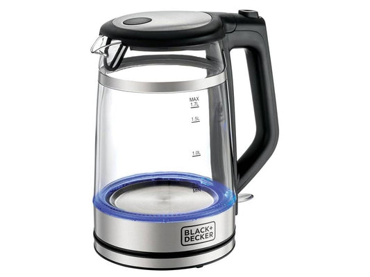 BLACK+DECKER Glass Kettle Double Wall 1.7L - 2200W