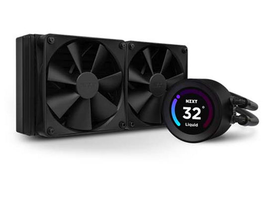 NZXT Kraken Elite 240 - 240mm AIO Liquid Cooler with LCD Display - Black